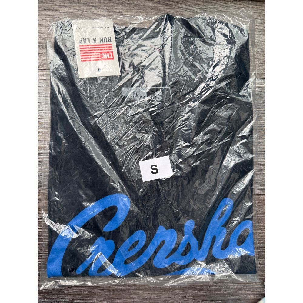 The Marathon Clothing Crenshaw Graphic T Shirt Black Blue Size Small‎